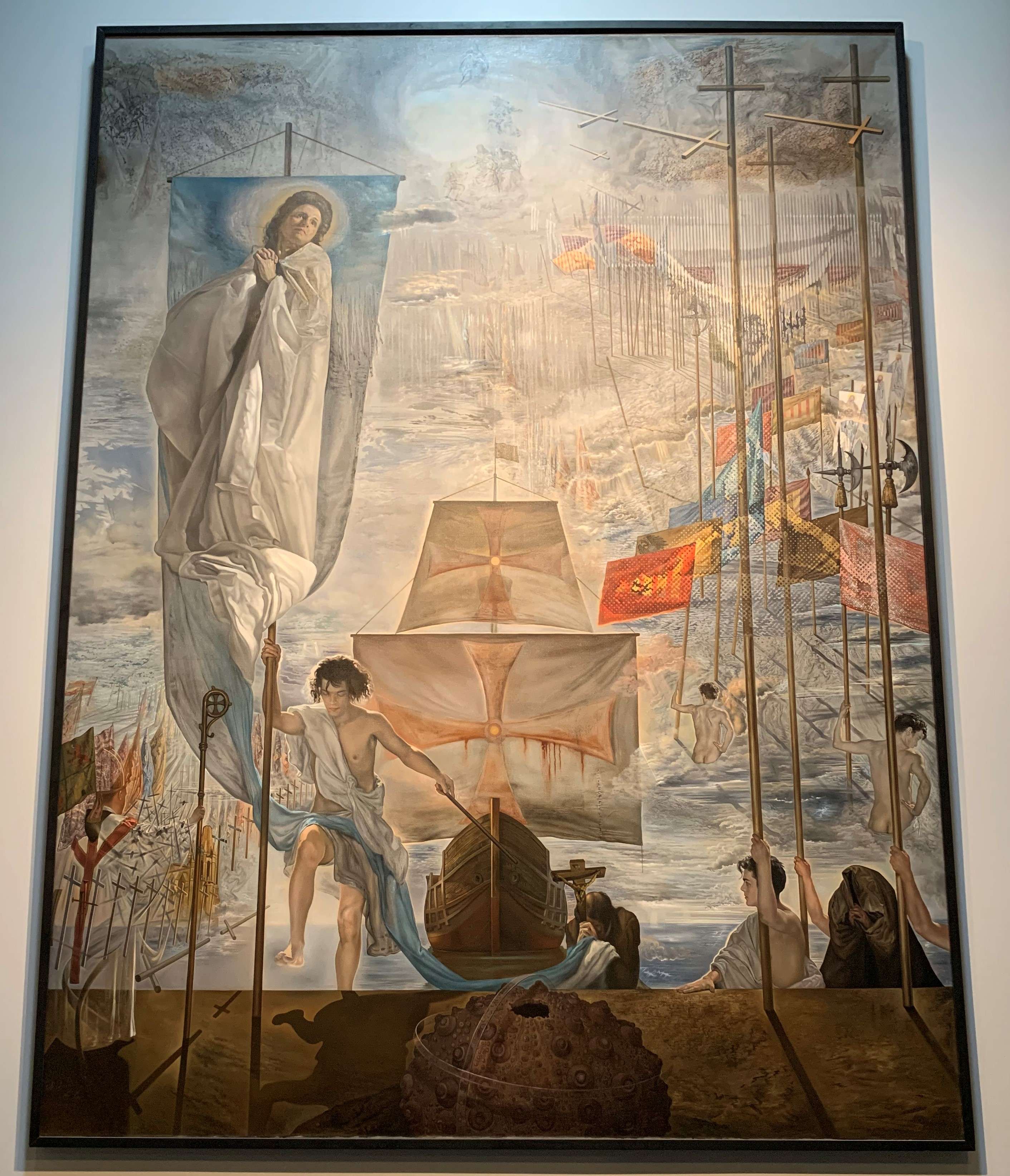 Salvador Dali. Discovery of America by Columbus